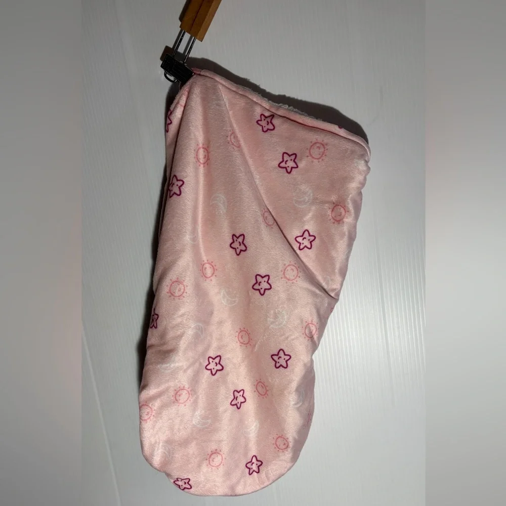 Pink Floral Baby Swaddle